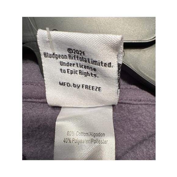 UNISEX Def Leppard Rock of Ages Charcoal Hoodie Pink Leopard - Small - NWT - Picture 9 of 9